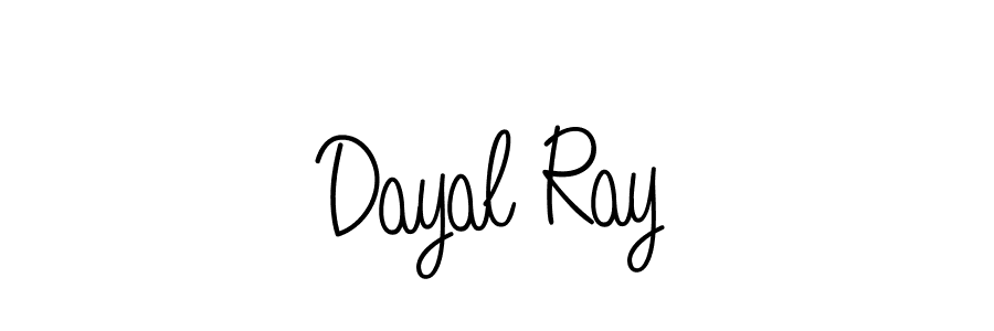 The best way (Angelique-Rose-font-FFP) to make a short signature is to pick only two or three words in your name. The name Dayal Ray include a total of six letters. For converting this name. Dayal Ray signature style 5 images and pictures png