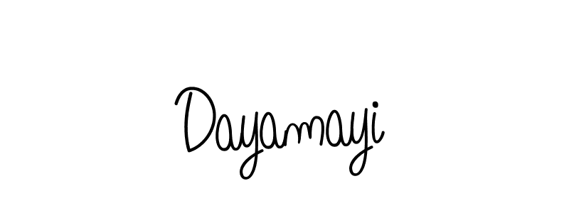 How to Draw Dayamayi signature style? Angelique-Rose-font-FFP is a latest design signature styles for name Dayamayi. Dayamayi signature style 5 images and pictures png