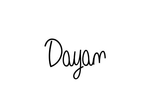 How to make Dayan signature? Angelique-Rose-font-FFP is a professional autograph style. Create handwritten signature for Dayan name. Dayan signature style 5 images and pictures png