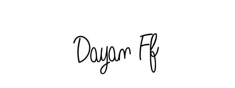 The best way (Angelique-Rose-font-FFP) to make a short signature is to pick only two or three words in your name. The name Dayan Ff include a total of six letters. For converting this name. Dayan Ff signature style 5 images and pictures png