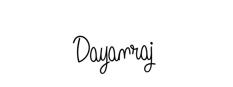 Design your own signature with our free online signature maker. With this signature software, you can create a handwritten (Angelique-Rose-font-FFP) signature for name Dayanraj. Dayanraj signature style 5 images and pictures png