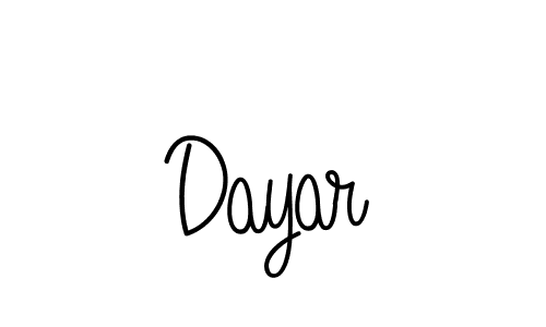 Best and Professional Signature Style for Dayar. Angelique-Rose-font-FFP Best Signature Style Collection. Dayar signature style 5 images and pictures png