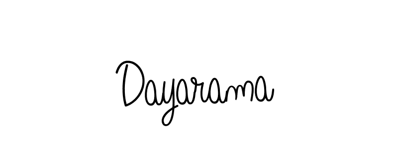 Create a beautiful signature design for name Dayarama. With this signature (Angelique-Rose-font-FFP) fonts, you can make a handwritten signature for free. Dayarama signature style 5 images and pictures png