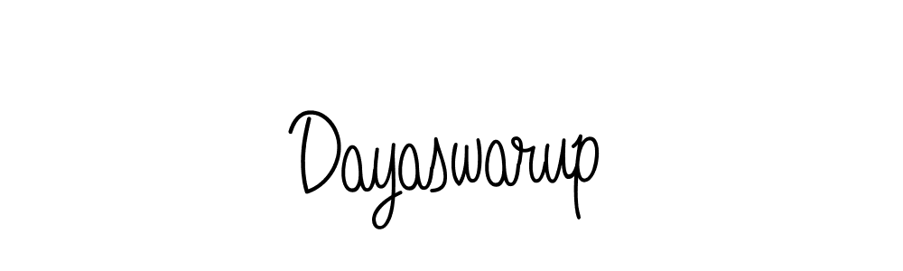 Create a beautiful signature design for name Dayaswarup. With this signature (Angelique-Rose-font-FFP) fonts, you can make a handwritten signature for free. Dayaswarup signature style 5 images and pictures png