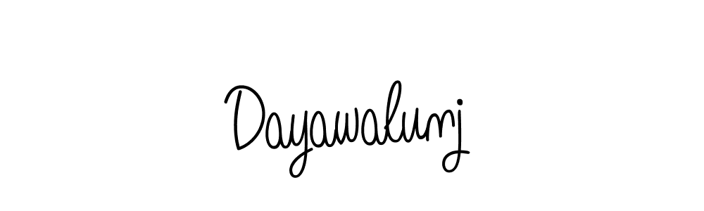 Make a beautiful signature design for name Dayawalunj. Use this online signature maker to create a handwritten signature for free. Dayawalunj signature style 5 images and pictures png