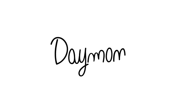 How to make Daymon signature? Angelique-Rose-font-FFP is a professional autograph style. Create handwritten signature for Daymon name. Daymon signature style 5 images and pictures png