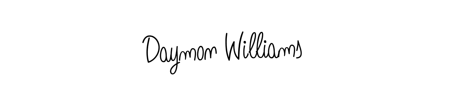 Make a short Daymon Williams signature style. Manage your documents anywhere anytime using Angelique-Rose-font-FFP. Create and add eSignatures, submit forms, share and send files easily. Daymon Williams signature style 5 images and pictures png