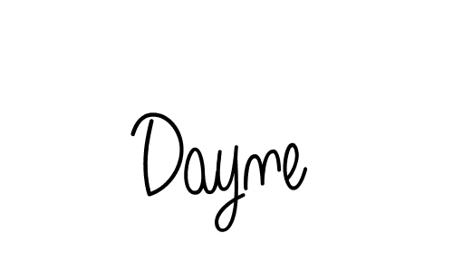 Dayne stylish signature style. Best Handwritten Sign (Angelique-Rose-font-FFP) for my name. Handwritten Signature Collection Ideas for my name Dayne. Dayne signature style 5 images and pictures png