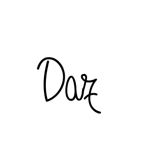 How to make Daz signature? Angelique-Rose-font-FFP is a professional autograph style. Create handwritten signature for Daz name. Daz signature style 5 images and pictures png