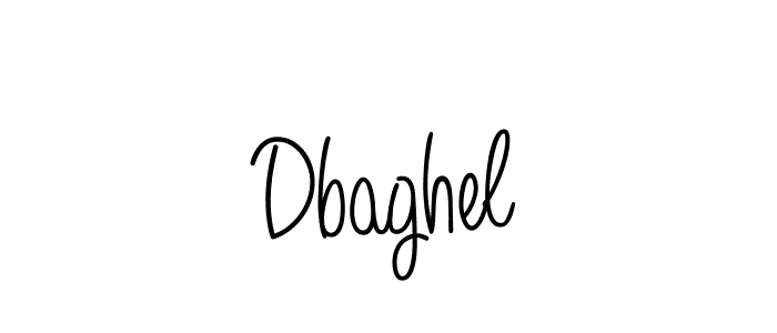 Create a beautiful signature design for name Dbaghel. With this signature (Angelique-Rose-font-FFP) fonts, you can make a handwritten signature for free. Dbaghel signature style 5 images and pictures png