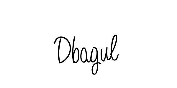 Design your own signature with our free online signature maker. With this signature software, you can create a handwritten (Angelique-Rose-font-FFP) signature for name Dbagul. Dbagul signature style 5 images and pictures png