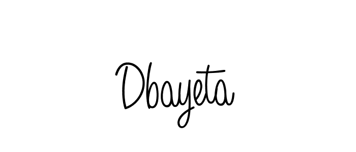 Make a beautiful signature design for name Dbayeta. Use this online signature maker to create a handwritten signature for free. Dbayeta signature style 5 images and pictures png