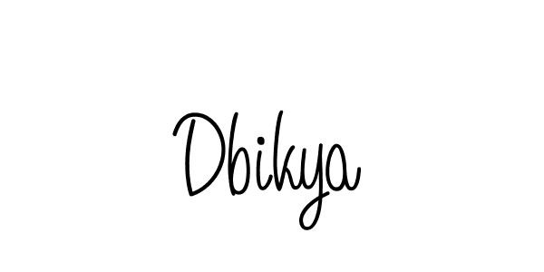 Create a beautiful signature design for name Dbikya. With this signature (Angelique-Rose-font-FFP) fonts, you can make a handwritten signature for free. Dbikya signature style 5 images and pictures png