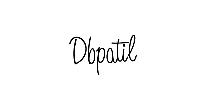 You should practise on your own different ways (Angelique-Rose-font-FFP) to write your name (Dbpatil) in signature. don't let someone else do it for you. Dbpatil signature style 5 images and pictures png