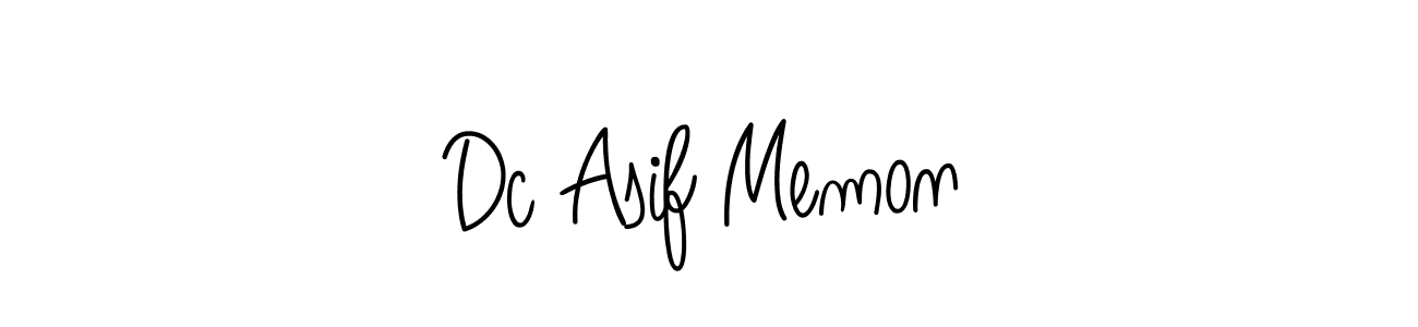 if you are searching for the best signature style for your name Dc Asif Memon. so please give up your signature search. here we have designed multiple signature styles  using Angelique-Rose-font-FFP. Dc Asif Memon signature style 5 images and pictures png