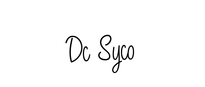 Once you've used our free online signature maker to create your best signature Angelique-Rose-font-FFP style, it's time to enjoy all of the benefits that Dc Syco name signing documents. Dc Syco signature style 5 images and pictures png