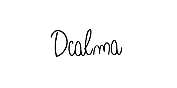 The best way (Angelique-Rose-font-FFP) to make a short signature is to pick only two or three words in your name. The name Dcalma include a total of six letters. For converting this name. Dcalma signature style 5 images and pictures png