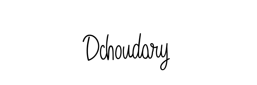 Also we have Dchoudary name is the best signature style. Create professional handwritten signature collection using Angelique-Rose-font-FFP autograph style. Dchoudary signature style 5 images and pictures png