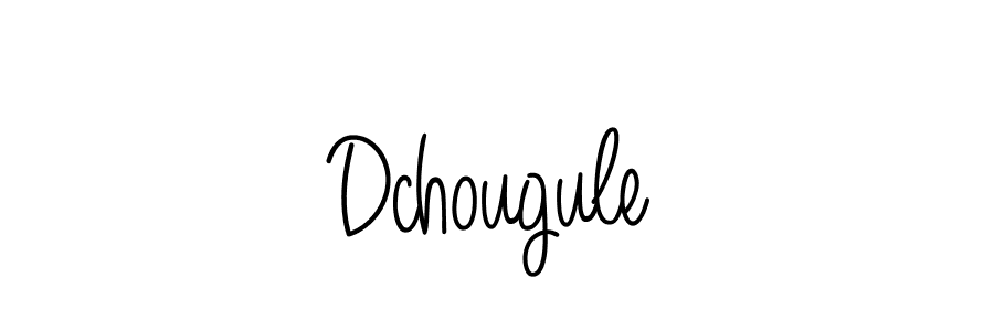 Dchougule stylish signature style. Best Handwritten Sign (Angelique-Rose-font-FFP) for my name. Handwritten Signature Collection Ideas for my name Dchougule. Dchougule signature style 5 images and pictures png