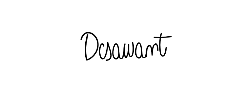 Also You can easily find your signature by using the search form. We will create Dcsawant name handwritten signature images for you free of cost using Angelique-Rose-font-FFP sign style. Dcsawant signature style 5 images and pictures png