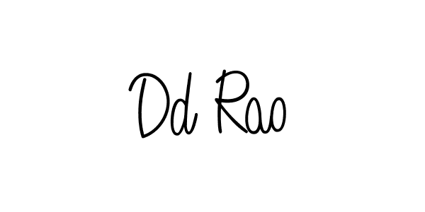 The best way (Angelique-Rose-font-FFP) to make a short signature is to pick only two or three words in your name. The name Dd Rao include a total of six letters. For converting this name. Dd Rao signature style 5 images and pictures png