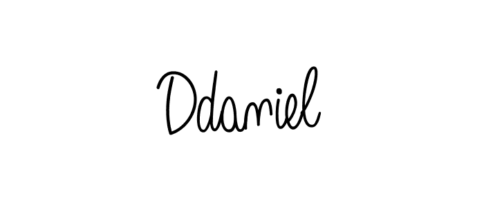 Create a beautiful signature design for name Ddaniel. With this signature (Angelique-Rose-font-FFP) fonts, you can make a handwritten signature for free. Ddaniel signature style 5 images and pictures png