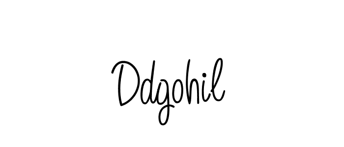 Use a signature maker to create a handwritten signature online. With this signature software, you can design (Angelique-Rose-font-FFP) your own signature for name Ddgohil. Ddgohil signature style 5 images and pictures png