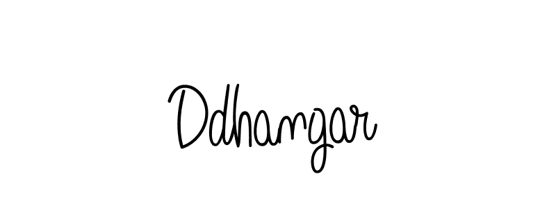 Make a beautiful signature design for name Ddhangar. With this signature (Angelique-Rose-font-FFP) style, you can create a handwritten signature for free. Ddhangar signature style 5 images and pictures png