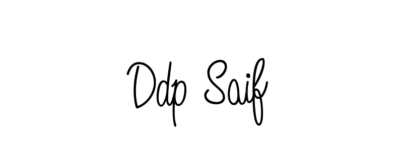 Create a beautiful signature design for name Ddp Saif. With this signature (Angelique-Rose-font-FFP) fonts, you can make a handwritten signature for free. Ddp Saif signature style 5 images and pictures png