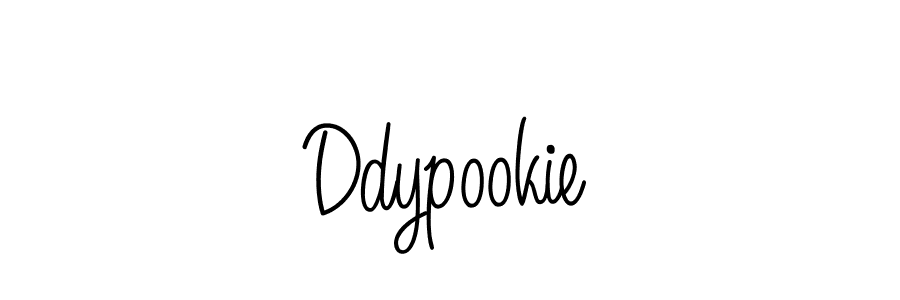Design your own signature with our free online signature maker. With this signature software, you can create a handwritten (Angelique-Rose-font-FFP) signature for name Ddypookie. Ddypookie signature style 5 images and pictures png