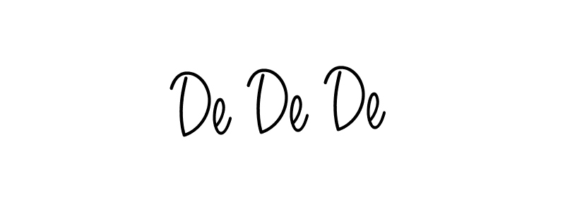 How to Draw De De De signature style? Angelique-Rose-font-FFP is a latest design signature styles for name De De De. De De De signature style 5 images and pictures png