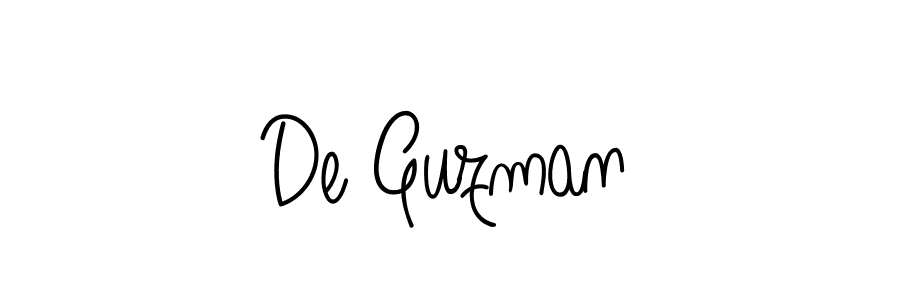 How to make De Guzman name signature. Use Angelique-Rose-font-FFP style for creating short signs online. This is the latest handwritten sign. De Guzman signature style 5 images and pictures png