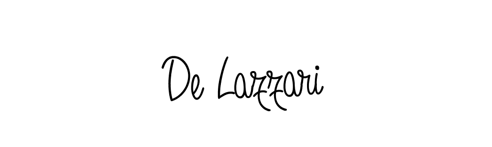Also we have De Lazzari name is the best signature style. Create professional handwritten signature collection using Angelique-Rose-font-FFP autograph style. De Lazzari signature style 5 images and pictures png