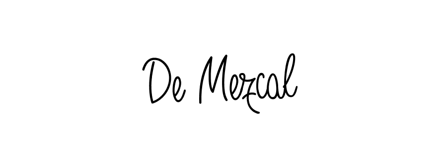 How to make De Mezcal signature? Angelique-Rose-font-FFP is a professional autograph style. Create handwritten signature for De Mezcal name. De Mezcal signature style 5 images and pictures png