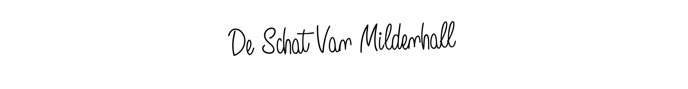 De Schat Van Mildenhall stylish signature style. Best Handwritten Sign (Angelique-Rose-font-FFP) for my name. Handwritten Signature Collection Ideas for my name De Schat Van Mildenhall. De Schat Van Mildenhall signature style 5 images and pictures png