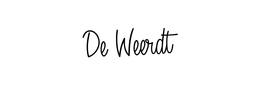 Also You can easily find your signature by using the search form. We will create De Weerdt name handwritten signature images for you free of cost using Angelique-Rose-font-FFP sign style. De Weerdt signature style 5 images and pictures png