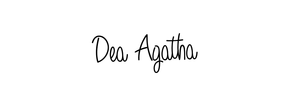 Make a beautiful signature design for name Dea Agatha. Use this online signature maker to create a handwritten signature for free. Dea Agatha signature style 5 images and pictures png