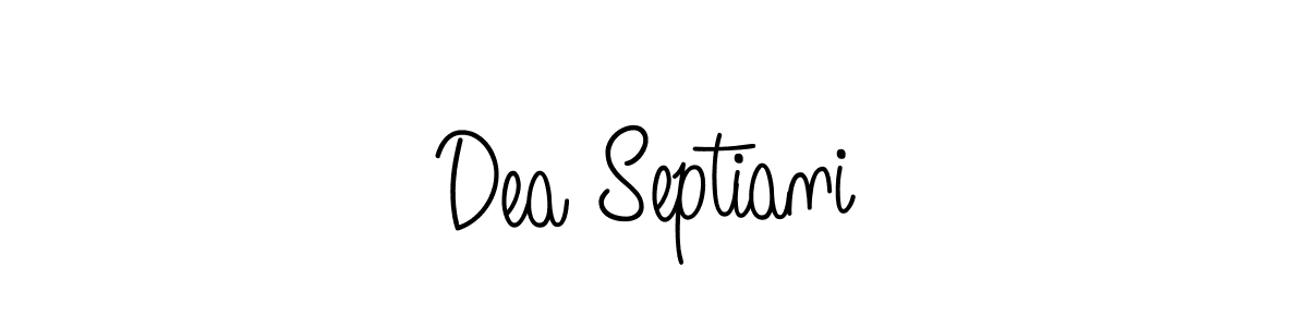 Angelique-Rose-font-FFP is a professional signature style that is perfect for those who want to add a touch of class to their signature. It is also a great choice for those who want to make their signature more unique. Get Dea Septiani name to fancy signature for free. Dea Septiani signature style 5 images and pictures png