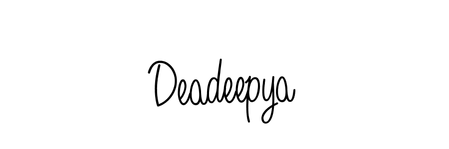 Check out images of Autograph of Deadeepya name. Actor Deadeepya Signature Style. Angelique-Rose-font-FFP is a professional sign style online. Deadeepya signature style 5 images and pictures png