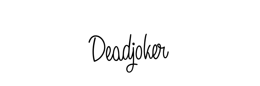 Best and Professional Signature Style for Deadjoker. Angelique-Rose-font-FFP Best Signature Style Collection. Deadjoker signature style 5 images and pictures png