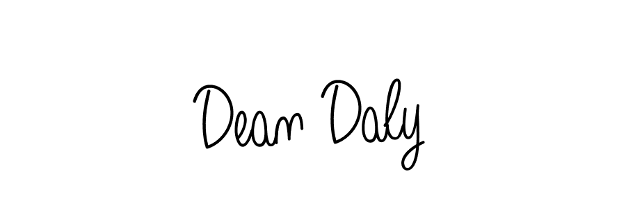 The best way (Angelique-Rose-font-FFP) to make a short signature is to pick only two or three words in your name. The name Dean Daly include a total of six letters. For converting this name. Dean Daly signature style 5 images and pictures png
