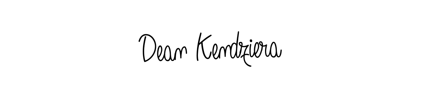 You should practise on your own different ways (Angelique-Rose-font-FFP) to write your name (Dean Kendziera) in signature. don't let someone else do it for you. Dean Kendziera signature style 5 images and pictures png