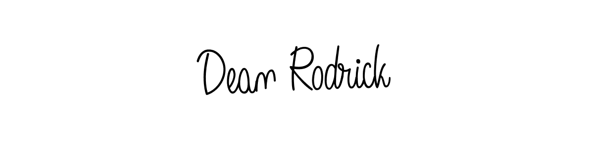 Angelique-Rose-font-FFP is a professional signature style that is perfect for those who want to add a touch of class to their signature. It is also a great choice for those who want to make their signature more unique. Get Dean Rodrick name to fancy signature for free. Dean Rodrick signature style 5 images and pictures png