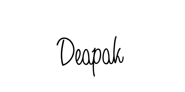 The best way (Angelique-Rose-font-FFP) to make a short signature is to pick only two or three words in your name. The name Deapak include a total of six letters. For converting this name. Deapak signature style 5 images and pictures png