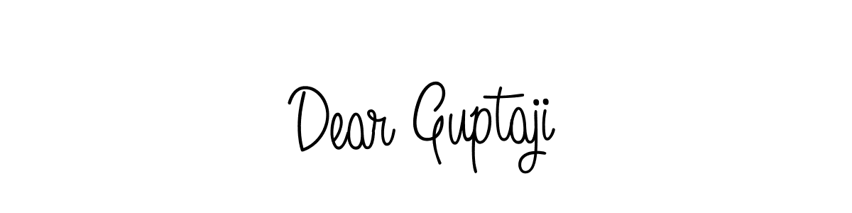 if you are searching for the best signature style for your name Dear Guptaji. so please give up your signature search. here we have designed multiple signature styles  using Angelique-Rose-font-FFP. Dear Guptaji signature style 5 images and pictures png