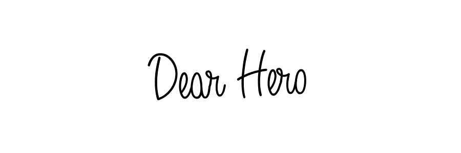 This is the best signature style for the Dear Hero name. Also you like these signature font (Angelique-Rose-font-FFP). Mix name signature. Dear Hero signature style 5 images and pictures png