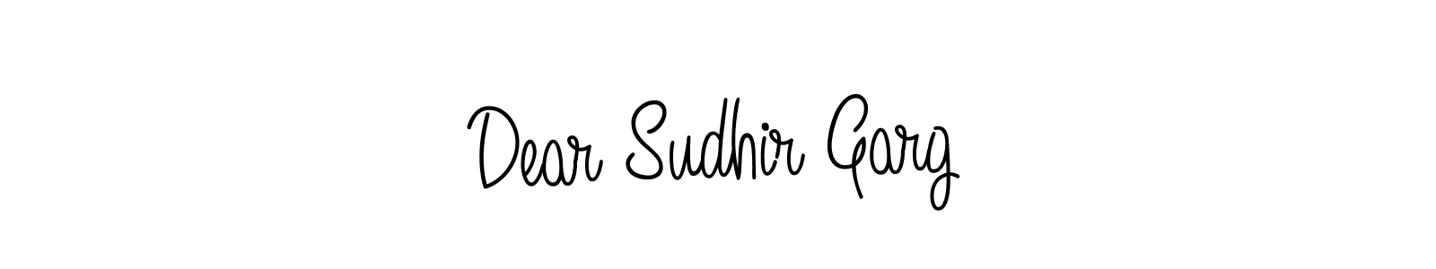 Make a beautiful signature design for name Dear Sudhir Garg. Use this online signature maker to create a handwritten signature for free. Dear Sudhir Garg signature style 5 images and pictures png