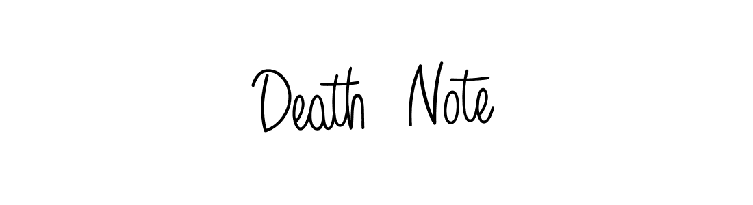 Create a beautiful signature design for name Death  Note. With this signature (Angelique-Rose-font-FFP) fonts, you can make a handwritten signature for free. Death  Note signature style 5 images and pictures png