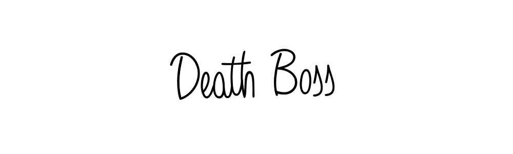 Create a beautiful signature design for name Death Boss. With this signature (Angelique-Rose-font-FFP) fonts, you can make a handwritten signature for free. Death Boss signature style 5 images and pictures png