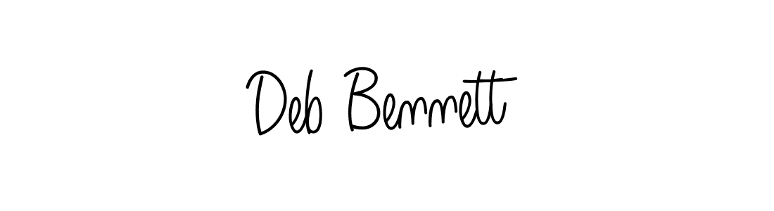 Angelique-Rose-font-FFP is a professional signature style that is perfect for those who want to add a touch of class to their signature. It is also a great choice for those who want to make their signature more unique. Get Deb Bennett name to fancy signature for free. Deb Bennett signature style 5 images and pictures png